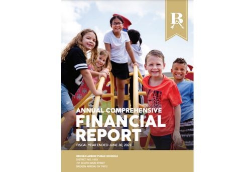Picture of the cover for the financial report.