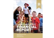 Picture of the cover for the financial report.